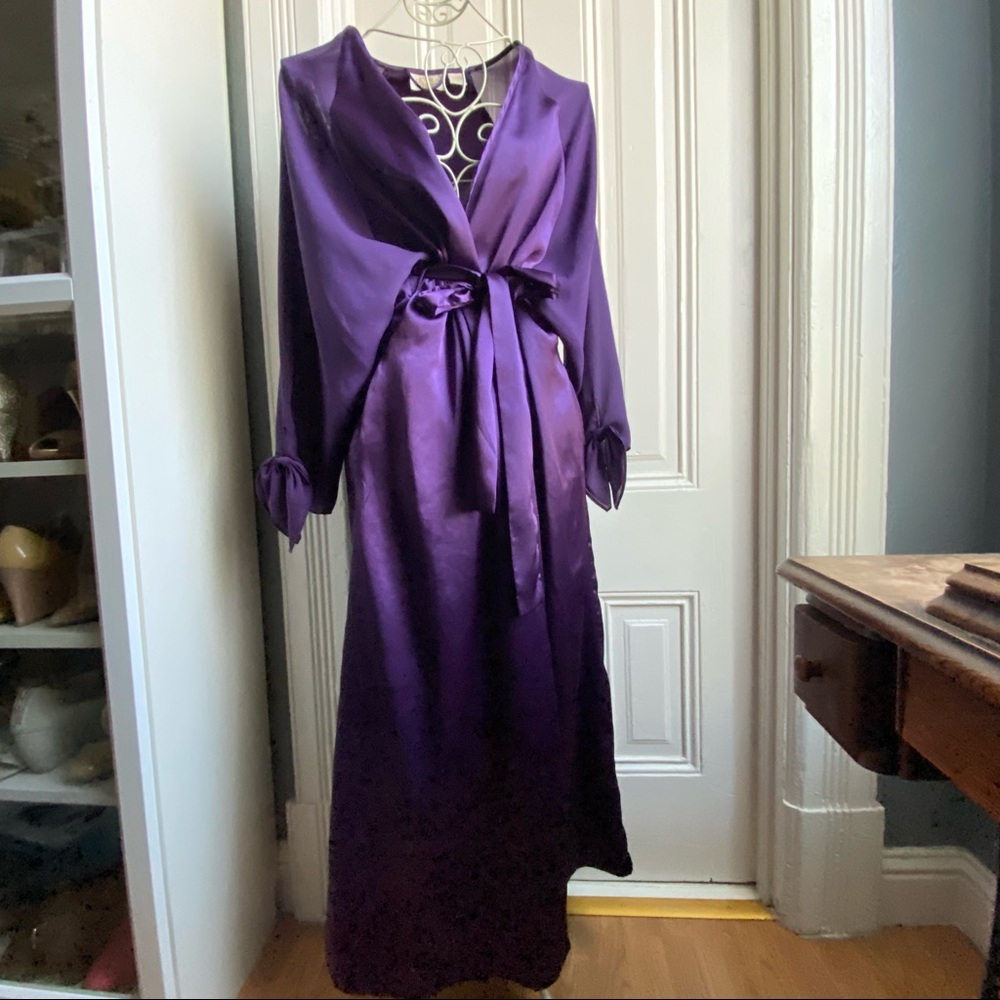 Victoria’s Secret Gold Tag Purple Maxi Full Length Robe